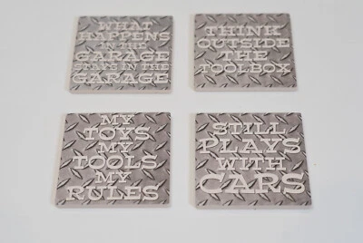 ВПИТЫВАЮЩИЕ КЕРАМИЧЕСКИЕ ПОДСТАВКИ - НАБОР ИЗ 4 - НАТУРАЛЬНАЯ ПРОБКОВАЯ ЗАДНЯЯ ЧАСТЬ - Изображение 1 из 4