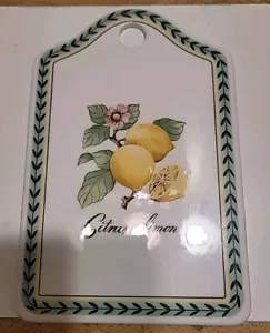 Villeroy & Boch French Garden Fleurence Käse- und Knackerbrett Zitronendesign - Bild 1 von 9