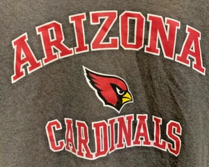 Mens Large Arizona Cardinals Gray T-Shirt - Picture 1 of 4