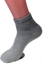 Calcetines al tobillo para diabéticos MB 55 BY EXCELL gris talla 10-13 NUEVOS - Imagen 1 de 3