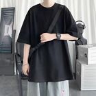 Men's Loose Fit Breathable Summer Casual Short Sleeve Tee Shirt Top Blouse