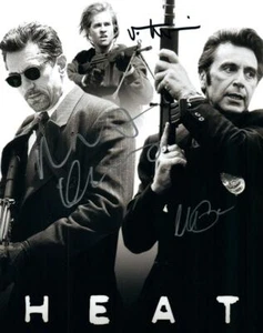 Robert DeNiro Val Kilmer Al Pacino autographed 8x10 Picture Photo signed w/ COA - Picture 1 of 1