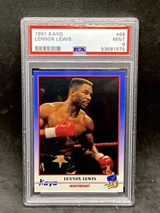 1991 Lennox Lewis Kayo #68 Boxing Card Graded Psa 9 Mint !!!! - Picture 1 of 2