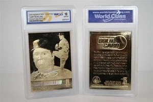 Tarjeta de oro esculpida Curt Schilling 2004 grado limitado gema como nueva 10 * bogo * - Imagen 1 de 2