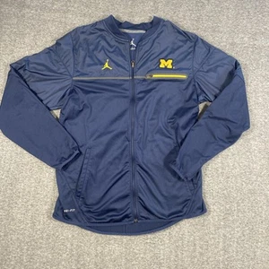 Jordan Michigan Wolverines Dri-FIT Full Zip Athletic Jacket Performance Size M - Picture 1 of 7