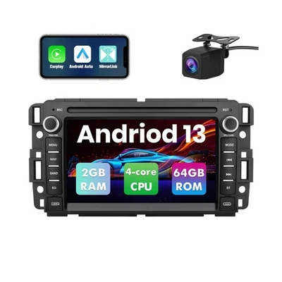 Android 13 Car Stereo Radio 2GB+64GB with Wireless Carplay & Android Auto, Ba... - Image 1 of 4