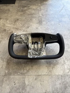 TESLA MODEL S X PLAID STEERING WHEEL 2021 2022 2023 1622612-00-G OEM - Picture 1 of 18