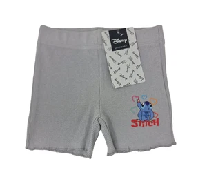 Girls Stitch Shorts Cycling Stretch Summer Grey 3-10 Years NEW - Picture 1 of 4
