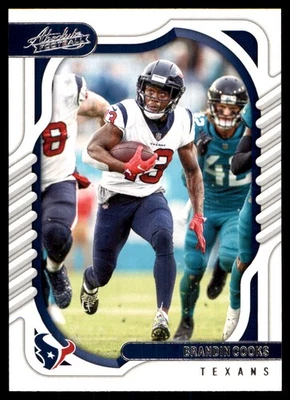 Brandin Cooks 2022 Panini Absolute #4 Texans NFL READ FREE SHIPPING AutographDen - Image 1 of 2