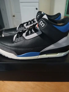Men's Air Jordan 3 Retro OG-Rare Air- Black/Red/Grey- New- Sz 11 - Picture 1 of 8