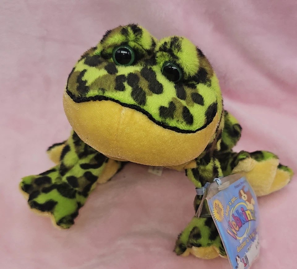 Ganz Lil’Kinz Webkinz Bull Frog HS114 Nuevo Sin Usar Código Sellado Bullfrog LIL KINZ Foto 1 de 1