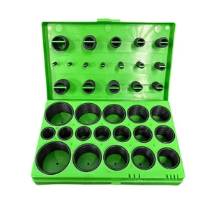Tool Kingdom 419-teiliges sortiertes O-Ring Gummidichtung Sortiment Set metrisch - Bild 1 von 2