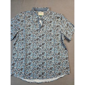 Heritage Report Collection Shirt Mens Recycled Fibers Short Sleeve Button Up XXL - Picture 1 of 5