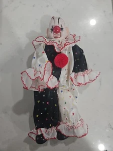 Vintage Porcelain Clown Doll 10” Height. - Picture 1 of 6