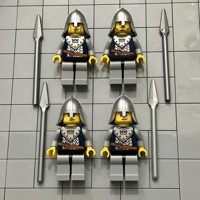 乐高城堡幻想时代皇冠骑士迷你无花果 CAS343 批量 4 件 F4 12 — 第 1/2 张图片