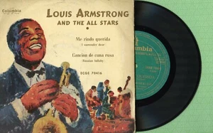 LOUIS ARMSTRONG / Me rindo querida / COLUMBIA ECGE 70416 Press Spain 1956 EP VG+ - Picture 1 of 5