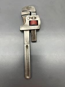 (J) VINTAGE HENRY & ALLEN STILLSON 8” PIPE PLUMBING MONKEY WRENCH - EXC - USA - Picture 1 of 4