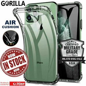 For iPhone 15 14 13 12 11 Pro Max XR XS 8 7Case Shockproof Clear Soft Gel COVER - Picture 1 of 13