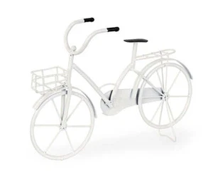 Tono Sobre Tono Bicicleta Blanca Decorativa 36 X 11 X 26 - Imagen 1 de 1