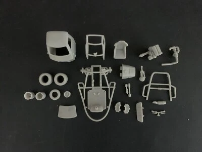 1/43 Kit di montaggio Piaggio apecar drift resin 3D also 1/24 1/12 1/18  - Immagine 1 di 4