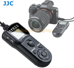 JJC TM-F2 LCD Timer Remote AS SONY multi interface connector WX500 HX50V HX300 - Picture 1 of 6