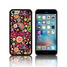 &#39;Hippy&#39; Silicone Case for all Apple iPHONES TPU X,XR,11 Pro Max Hippie Gel Cover