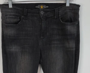 Lucky Brand Womens Washed Black Distressed Brooke Legging Jeans, Size 8/29 - Picture 1 of 15