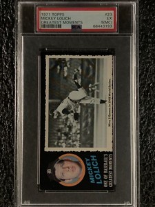 1971 Topps Baseball Greatest Moments #23 Mickey Lolich PSA 5 (MC)