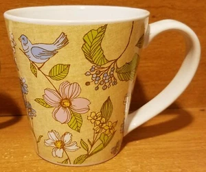 Signature Room Creative DOGWOOD Mug, 4", 2010, Floral, Birds, Excellent - Picture 1 of 6