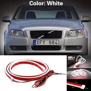 86" Dynamic LED Running Light Front Hood Strip Ambient Lamp For Volvo S80 04-16 - Picture 1 of 9