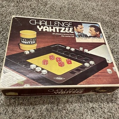 Milton Bradley Challenge Yahtzee Dice Game 1978 Complete E2420 ES Lowe Vintage - Image 1 of 4