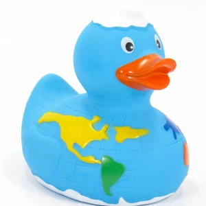 Pato de goma mapa del mundo - Imagen 1 de 2