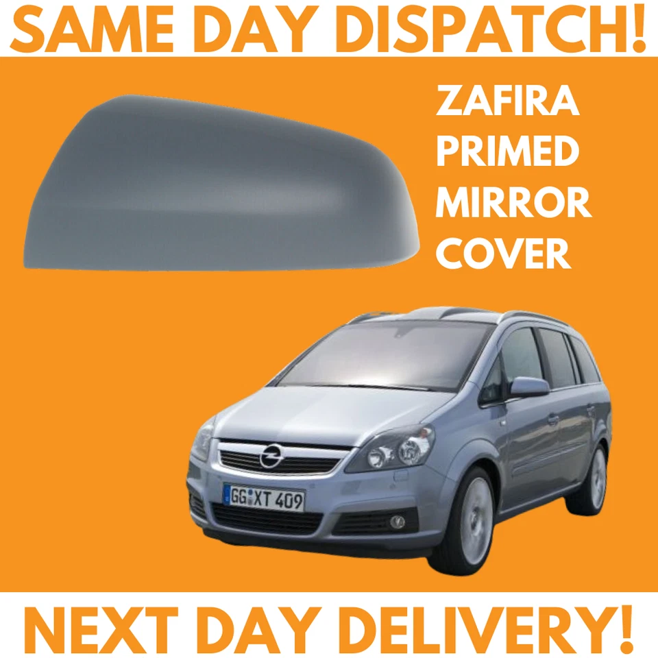 For Vauxhall Zafira B MK2 2005-2008 Wing Mirror Cover Primed Left Side - Image 1 of 1