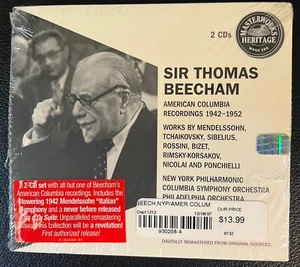 Sir Thomas Beecham American Columbia Recordings 1997 2Cds Sealed New - Picture 1 of 2