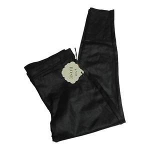Knox Rose Womens Size M Faux Leather Pull-On Pants Black Size Black - Picture 1 of 10