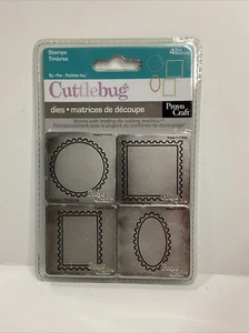 Cuttlebug 37-1220 Stanzformen Stempel Rahmen Kreis Quadrat Oval Rechteck Provo Handwerk - Bild 1 von 4