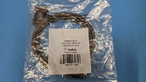 **BUY IN BULK** Belkin F2N209-06-T 6' Serial Extension Cable DSUB-9 - Picture 1 of 3