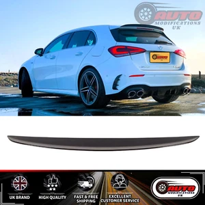 MERCEDES A35 A45 A Class W177 Rear Roof Boot Spoiler AMG Style Gloss Black 2018+ - Picture 1 of 10