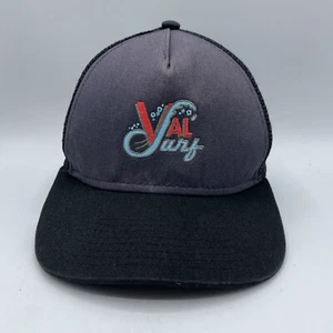 Val Surf Hat Youth Boys Snapback Black Navy Mesh Back Baseball Cap Surfer Skater - Picture 1 of 9