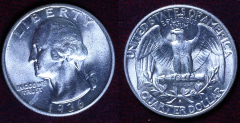 1936-S WASHINGTON QUARTER- CH BU Cover
