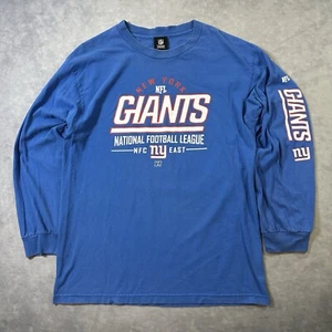 New York Giants Shirt Herren Large Blau NFL Langarm Logo - Bild 1 von 8