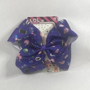 LOL SURPRISE! LARGE Color PURPLE HAIR SALON BOW Collect LOL NWT - Picture 1 of 13