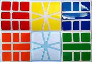Magic Cube Stickers Square 1 Set for ShengShou, MF-8 , QiYi e Cubetwist