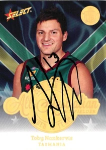 Signed 2013 Sydney Swans AFL Future Force Rookie Card - Toby Nankervis - Picture 1 of 3