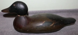 MASON MALLARD GLASS EYES DUCK DECOY 100 YEARS OLD - Picture 1 of 14
