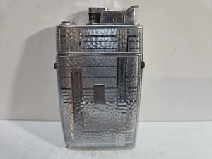 Estuche de Cigarrillos Evans Funcionamiento De Colección Trig A Lite Encendedor Tono Plateado 7508/16 - Imagen 1 de 11
