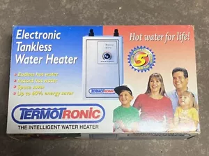 TERMOTRONIC ELECTRONIC TANKLESS WATER HEATER CE-11W2 - Picture 1 of 3