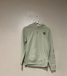 Carhartt Women's Size XS Light Green Hoodie Front Pocket  - Picture 1 of 8