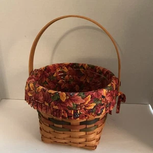 Longaberger Maple Leaf Basket Shades of Autumn Collection - Fall Liner Protector - Picture 1 of 6