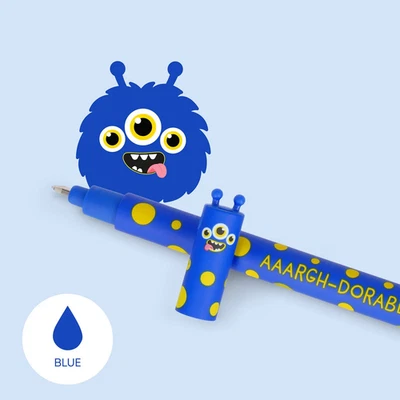 " NEUHEIT" Legami Erasable Pen "Monster" AARGH - Löschbarer Gelstift- SCHOOLBEES - Bild 1 von 4